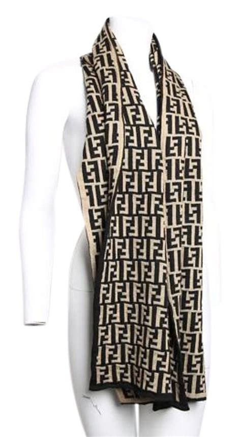 fendi zucca wool scarves celebrity|zucchino fendi logo.